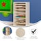 Flash Furniture Bright Beginnings Kid Friendly Commercial Deluxe Natural Birch Plywood Puzzle Holder MK-10841-GG - alternate 9